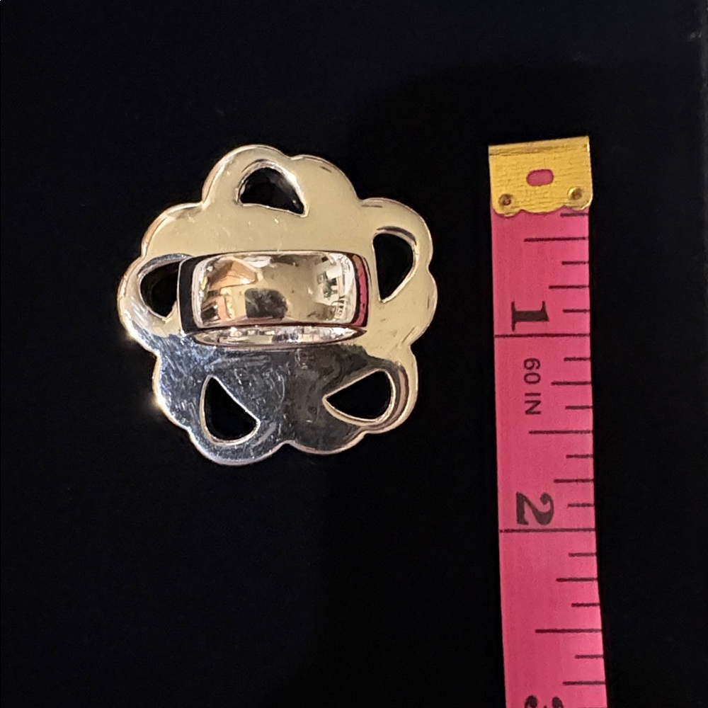 Elegant Taxco Sterling Silver 925 Large Knot Ring - Picture 5 of 5